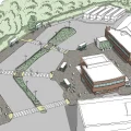 An impression f the new transport hub in Taunton could look. Picture: Somerset Council