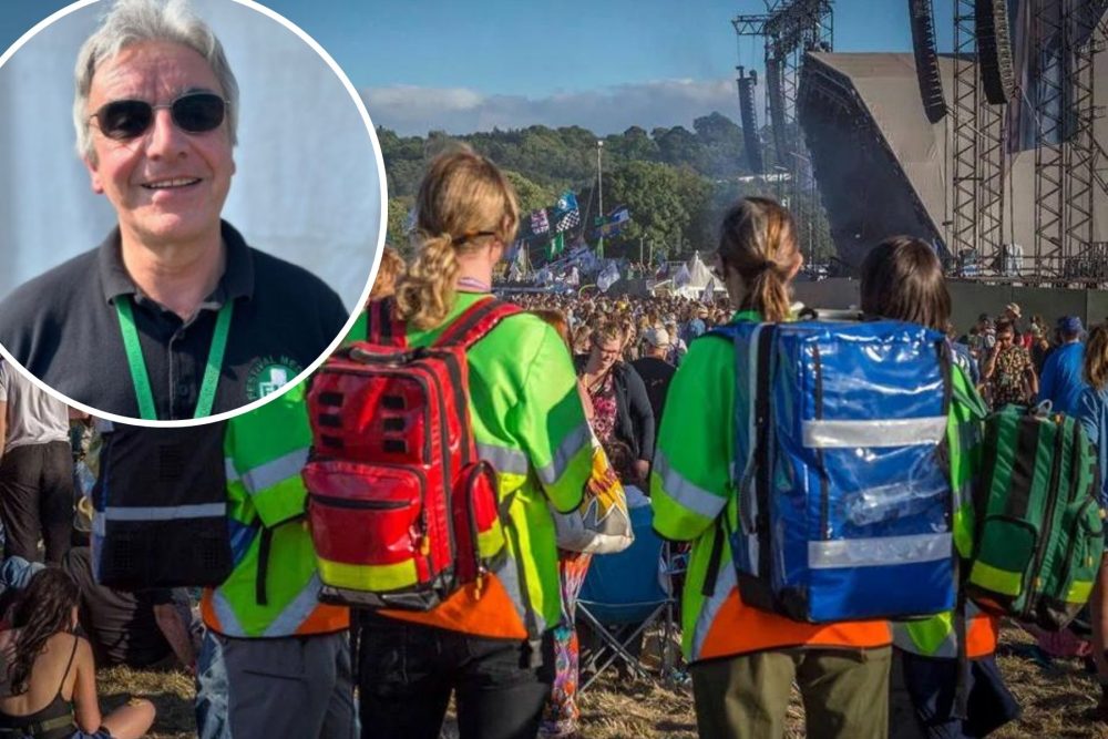 Chris Howes, inset, is CEO of Festival Medical Services (FMS)