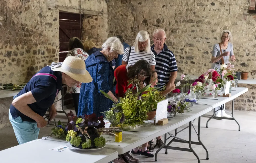 Judges at Wambrook Flower Show