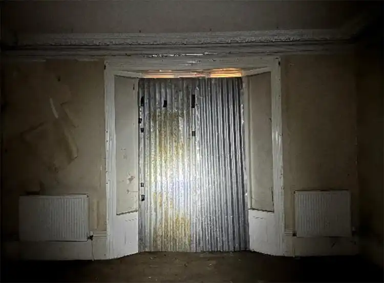 Woodlands Castle near Taunton has fallen into disrepair