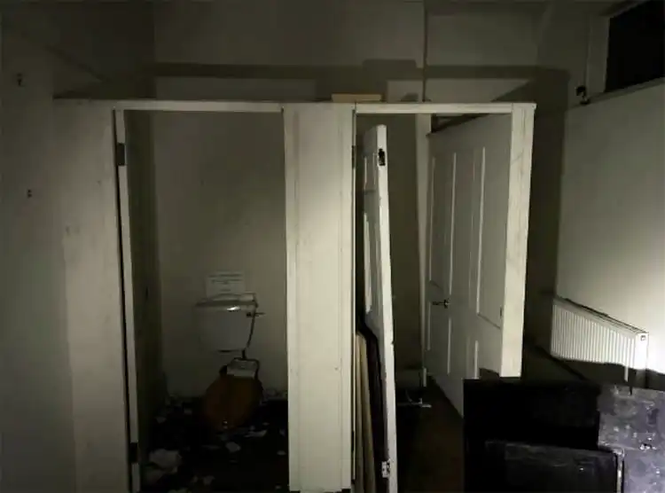 Woodlands Castle near Taunton has fallen into disrepair