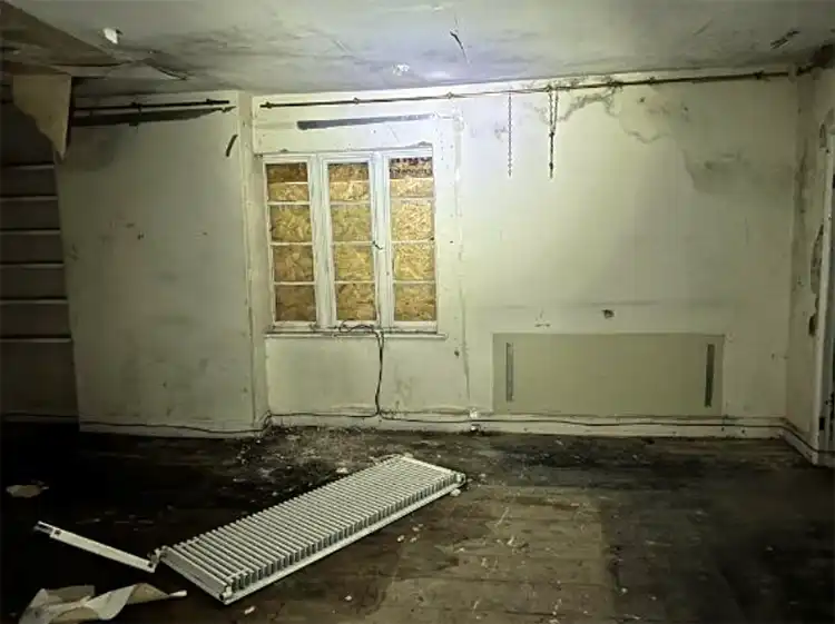 Woodlands Castle near Taunton has fallen into disrepair