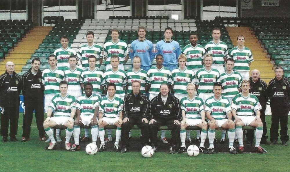 The club will be hoping to replicate some of the success when Bradfords was last on the shirt in the 2000s Picture: Yeovil Town FC