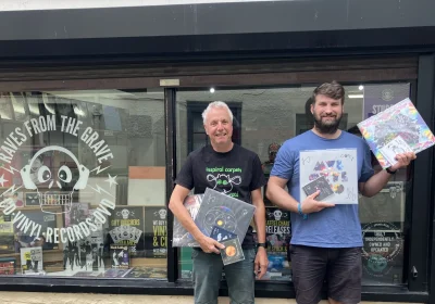 Richard Churchyard (business owner) and Tom Coates (business manager) Picture: Raves From The Grave