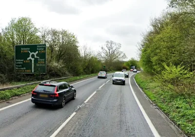 The A358 between the Southfields Roundabout and junction 25 of the M5 at Taunton was set to be dualled. Picture: Google