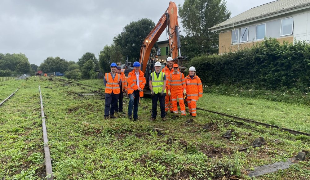 The disused tracks will form part of the Avon Valley Railway Picture: North Somerset Council