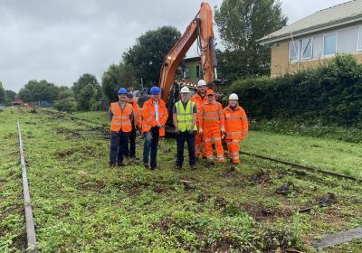 The disused tracks will form part of the Avon Valley Railway Picture: North Somerset Council