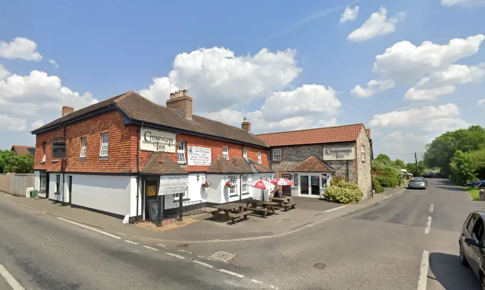 The Crossways Inn, at West Huntspill, is a finalist in the CAMRA 2024 Pub of the Year competition. Picture: Google