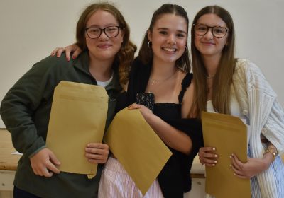 Students celebrating their results Picture: King Arthur’s School