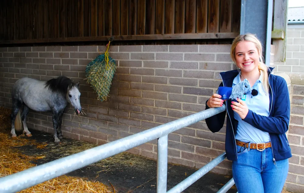 Esme Higgs is a patron of World Horse Welfare, near Somerton. Picture: Somerset Leveller