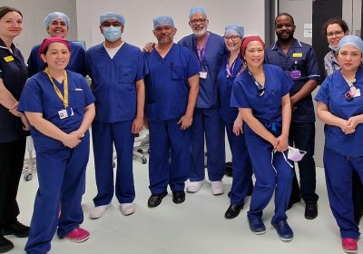 Colleagues in the ophthalmology team at Yeovil District Hospital Picture: Yeovil Hospital