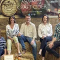 The Harry’s Cider family, based at Long Sutton, near Langport: Jess, Alison, Harry, Lizzie and Toby
