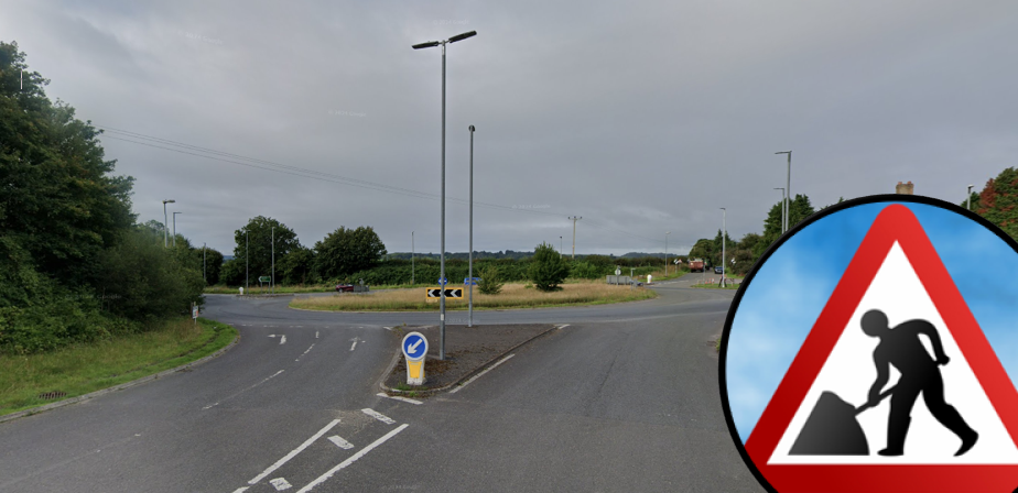 The A37 roundabout at Barwick will be closed overnight from Monday to Friday next week Picture: Google Maps