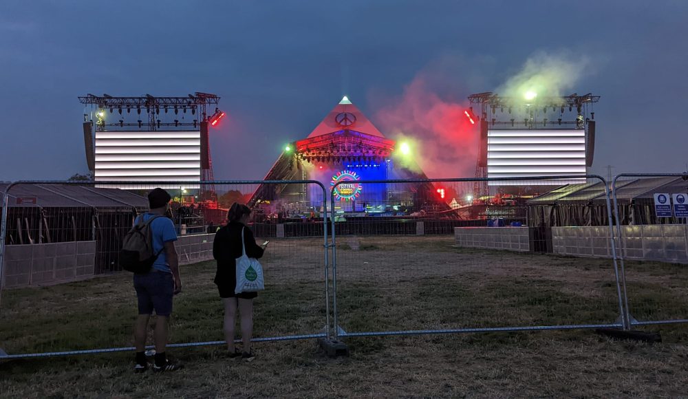 The alleged incident occurred in front of the Pyramid Stage on June 30, police said. Picture: Paul Jones/Somerset Leveller