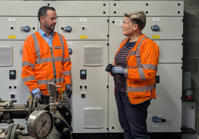 Sarah Dyke MP visited Wessex Water sites last week Picture: Sarah Dyke