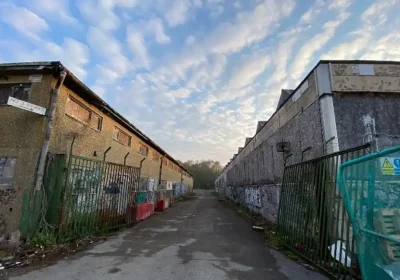 The Saxonvale site in Frome has laid derelict for many years. Picture: Mayday