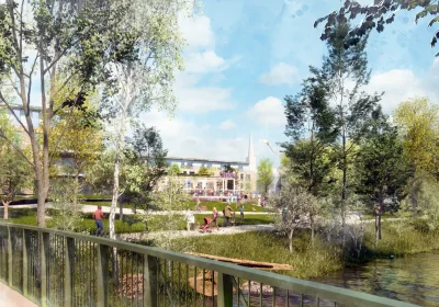 Acorn says affordable housing and green spaces will feature in plans for the Saxonvale site. Picture: Acorn Property Group