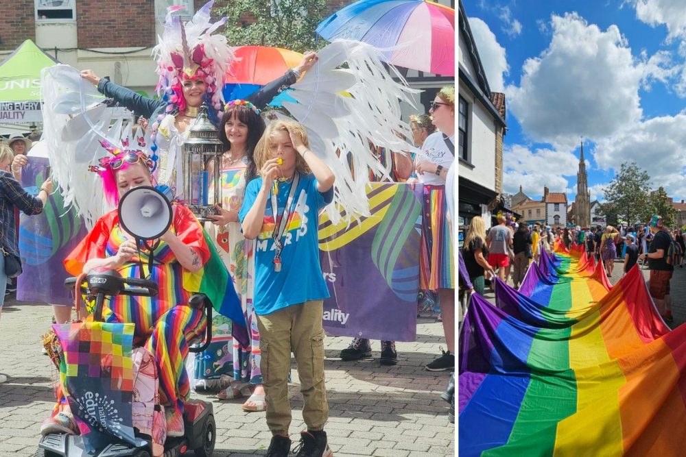 Glastonbury Pride 2024 brought colour to the streets