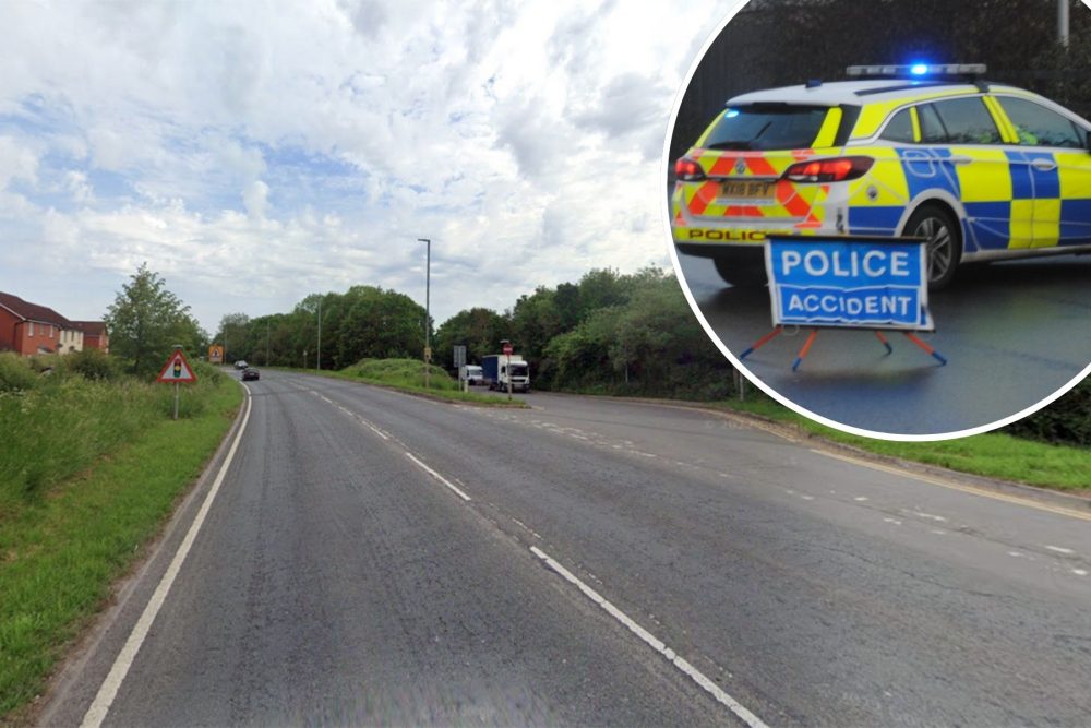 The crash happened on the A38 in Bridgwater on Sunday morning. Picture: Google