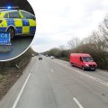 The crash, involving a Skoda and a van, happened on the A303 Ilminster Bypass near Whitelackington. Picture: Google