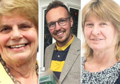 From left, Ros Wyke, Adam Dance and Dixie Darch are all stepping back form their lead roles at Somerset Council