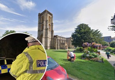 The attack happened in St John's Churchyard, in Yeovil, on August 16. Picture: Google