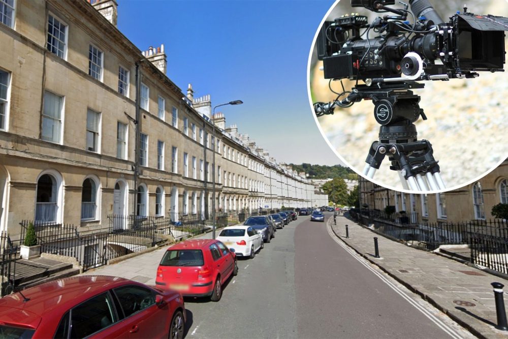 Films and TV series including Bridgerton and Wonka have been filmed in locations such as Henrietta Street in Bath. Pictures: Google/Pixabay