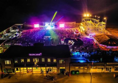 The Tropicana from above in lights Picture: Tropicana 