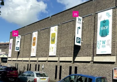 How the new signs at Westway Shopping centre in Frome could look. Picture: Nixon Kitchener Architects/Somerset Council