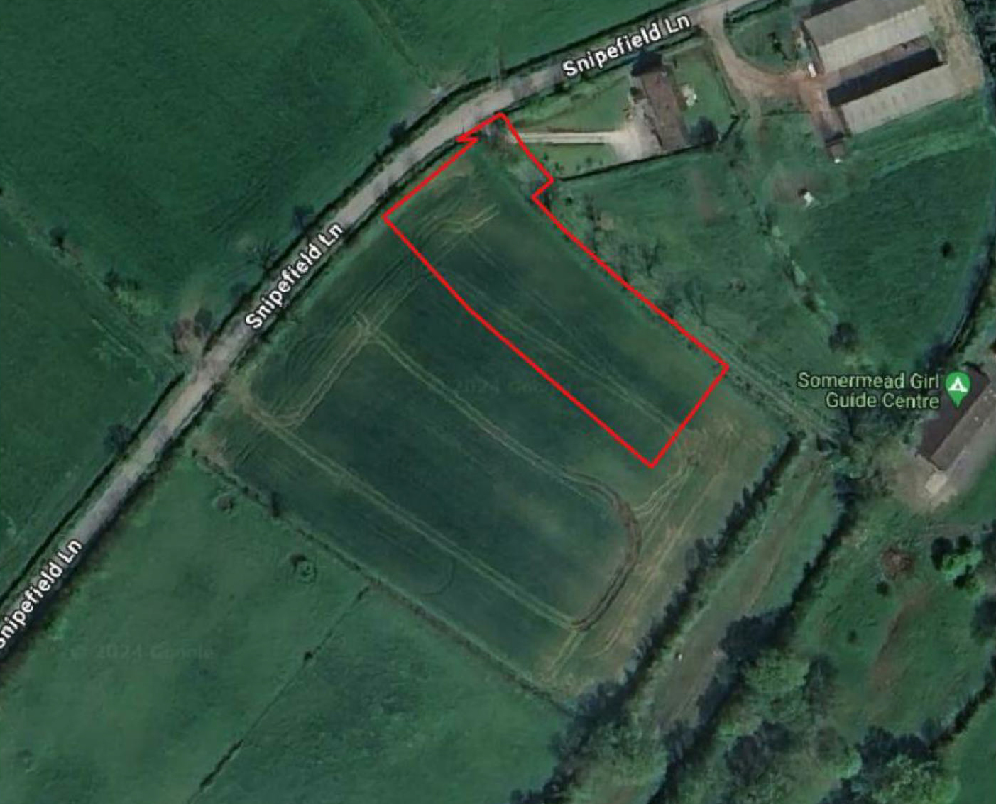 Aerial view of the proposed site Picture: Google Maps