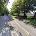 The crash happened on the A30, near the B3167 junction, Roman Road. Picture: Google