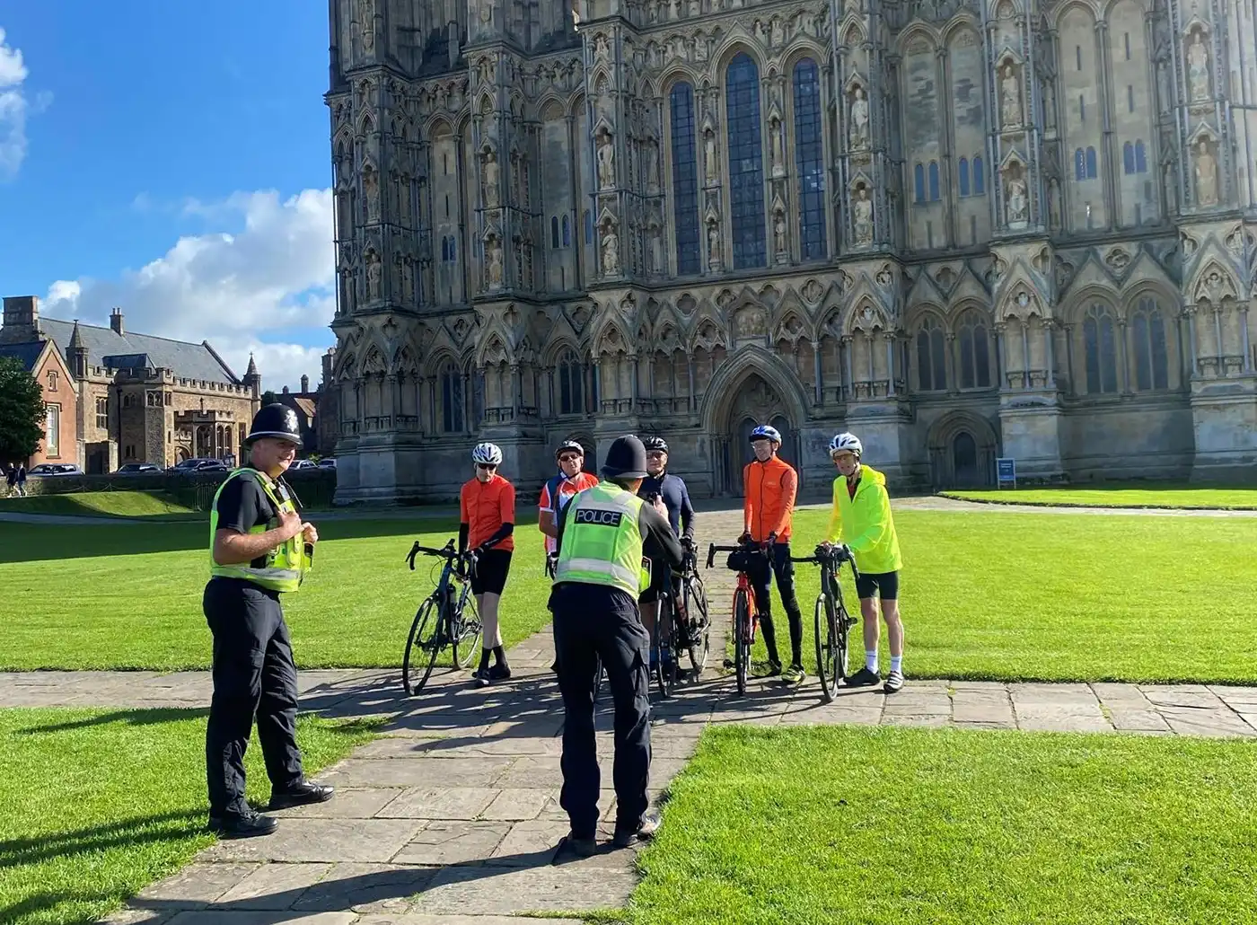 Avon & Somerset Police officers in Wells