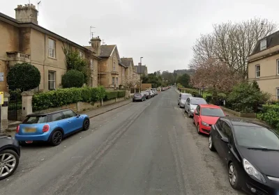 Cars were targeted in Bloomfield Road, Bath, overnight on Friday into Saturday. Picture: Google