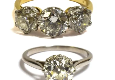 The rings were sold at a GTH auction at Junction 24, near Bridgwater. Pictures: GTH