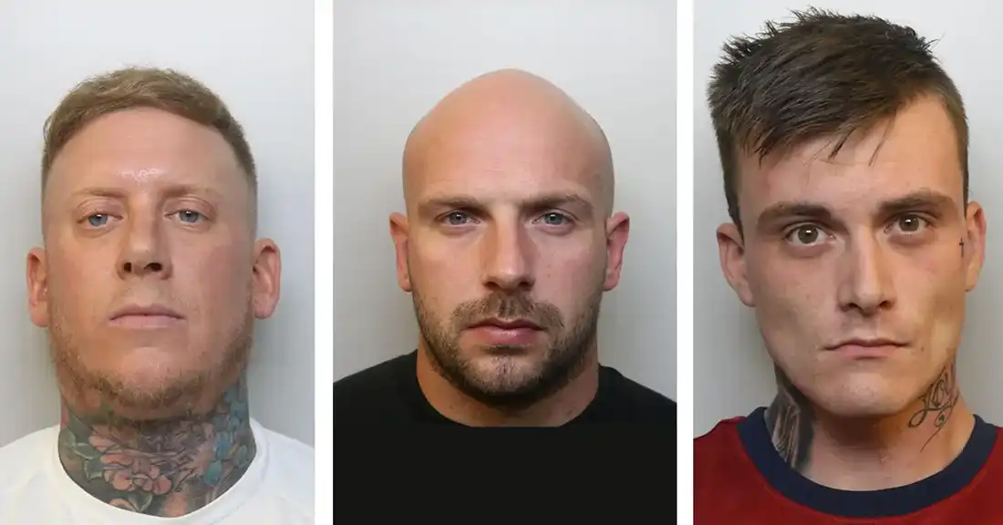 Marc Donavon, Daniel Lock and Thomas Medler have been jailed. Pictures: Avon & Somerset Police