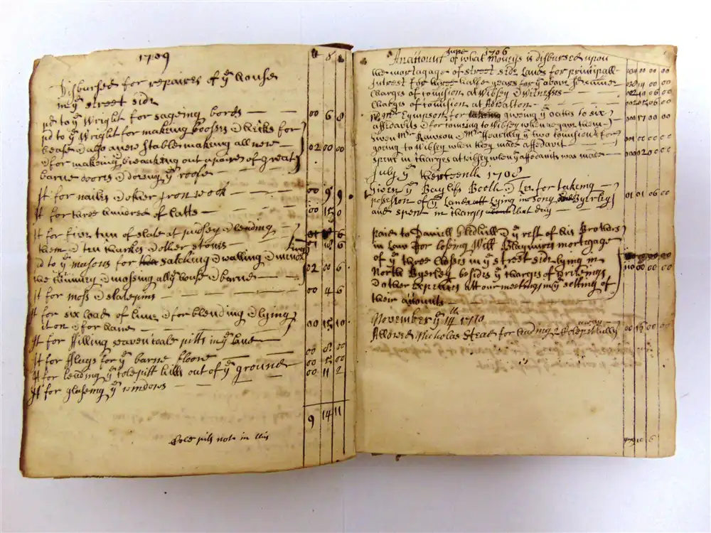 An early-19th century manuscript account book sold at the GTH sale
