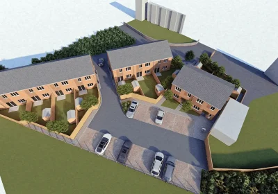 How the new homes at Haymans Mill in Wellington could look. Picture: Oxford Architects/Somerset Council
