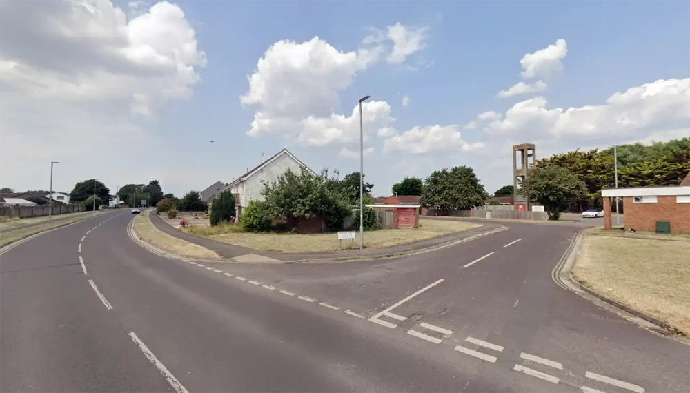 The incident happened near Willis Court, to the rear of Marine Drive, in Burnham. Picture: Google