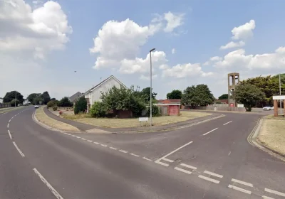 The incident happened near Willis Court, to the rear of Marine Drive, in Burnham. Picture: Google