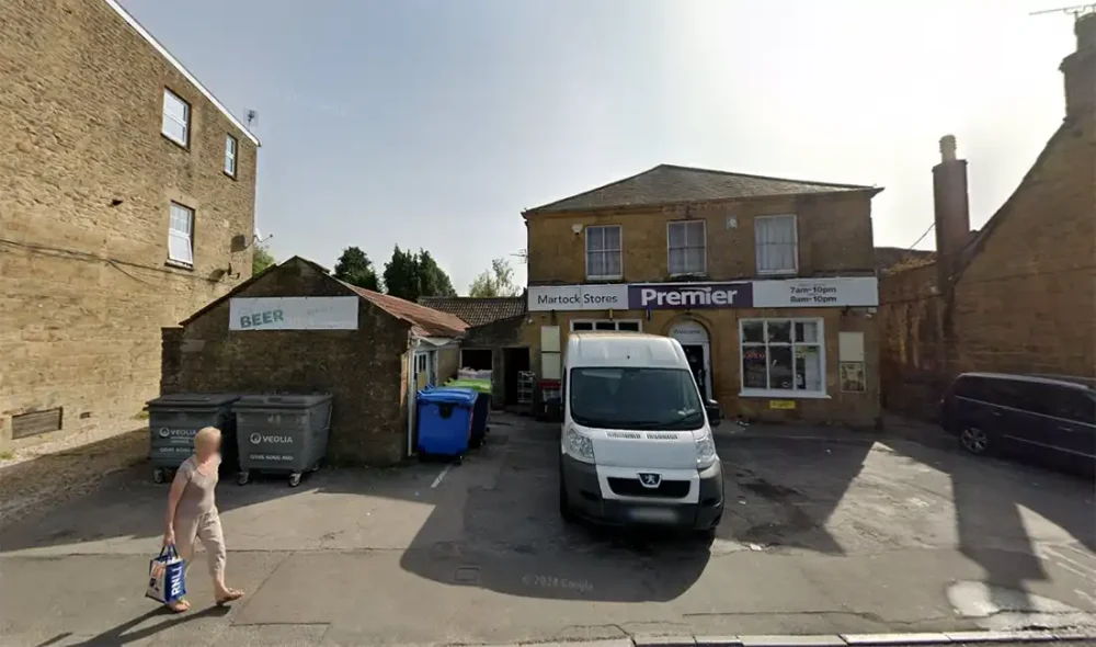 The takeaway would be at the front of Premier Martock Stores in North Street. Picture: Google
