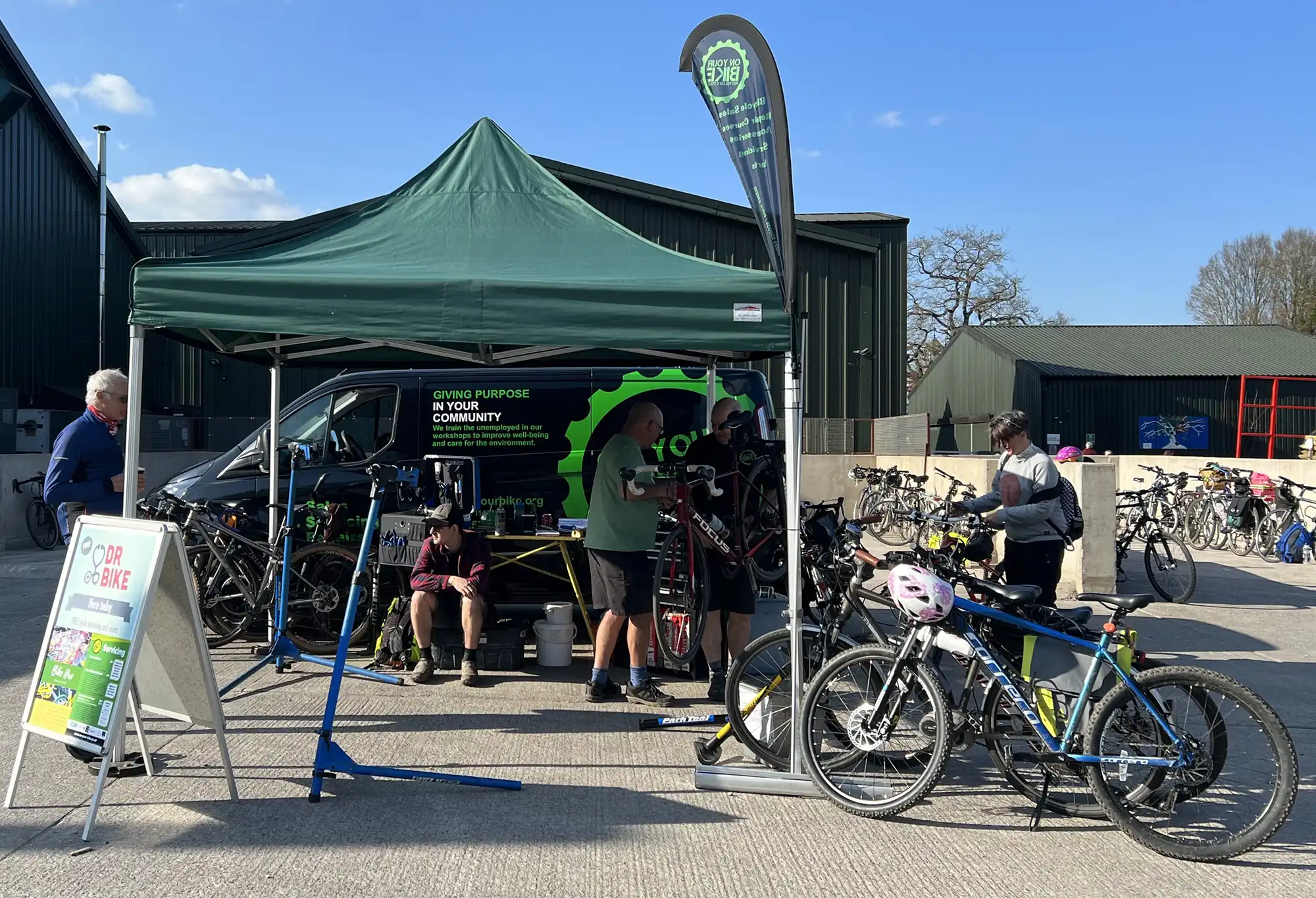 A Dr Bike event run by On Your Bike. Picture: TACC