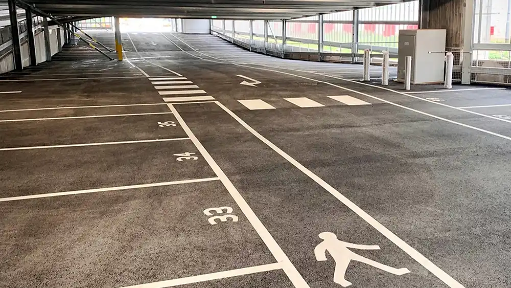 The car park at Taunton station will see floors closed until November. Picture: GWR