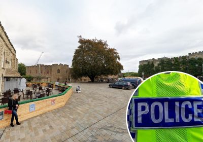 The initial incident occurred in Castle Green, Taunton, the court heard. Picture: Google