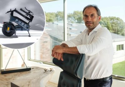 Adam Norris, father of F1 star Lando, is behind Somerset-based Pure scooters...