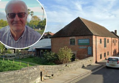 Philip Snowden, inset, is the new chair of trustees at The Warehouse Trust in Langport