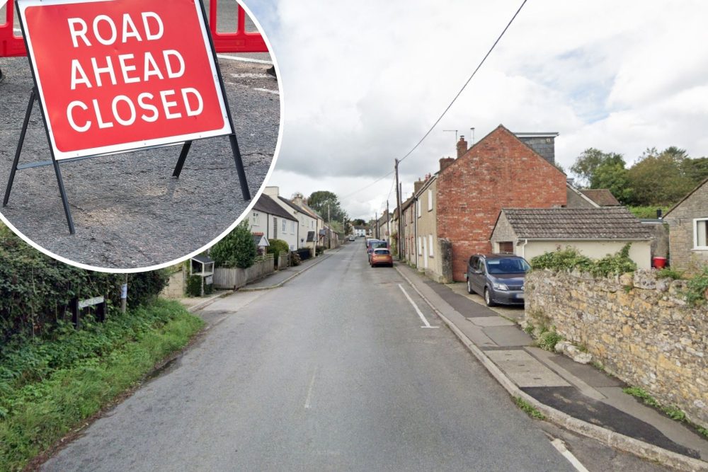 Parts of Church Street in Winsham will be closed for a month for drainage works. Picture: Google