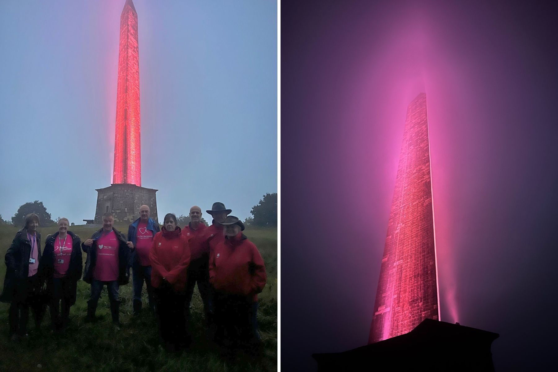 NHS staff joined National Trust volunteers for the occasion