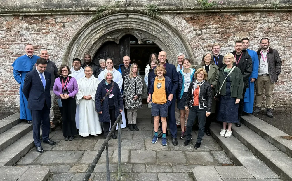 The Archbishop of Canterbury Justin Welby at Bishop's Palace, in Wells