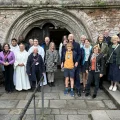The Archbishop of Canterbury Justin Welby at Bishop's Palace, in Wells