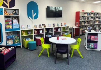 Inside the new-look Wellington Library. Picture: Somerset Council
